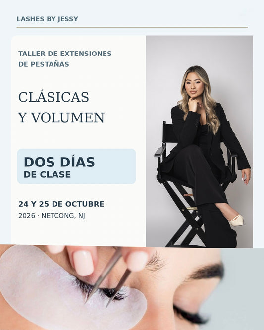 TALLER DE EXTENSIONES DE PESTAÑAS CLASICAS Y VOLUMEN